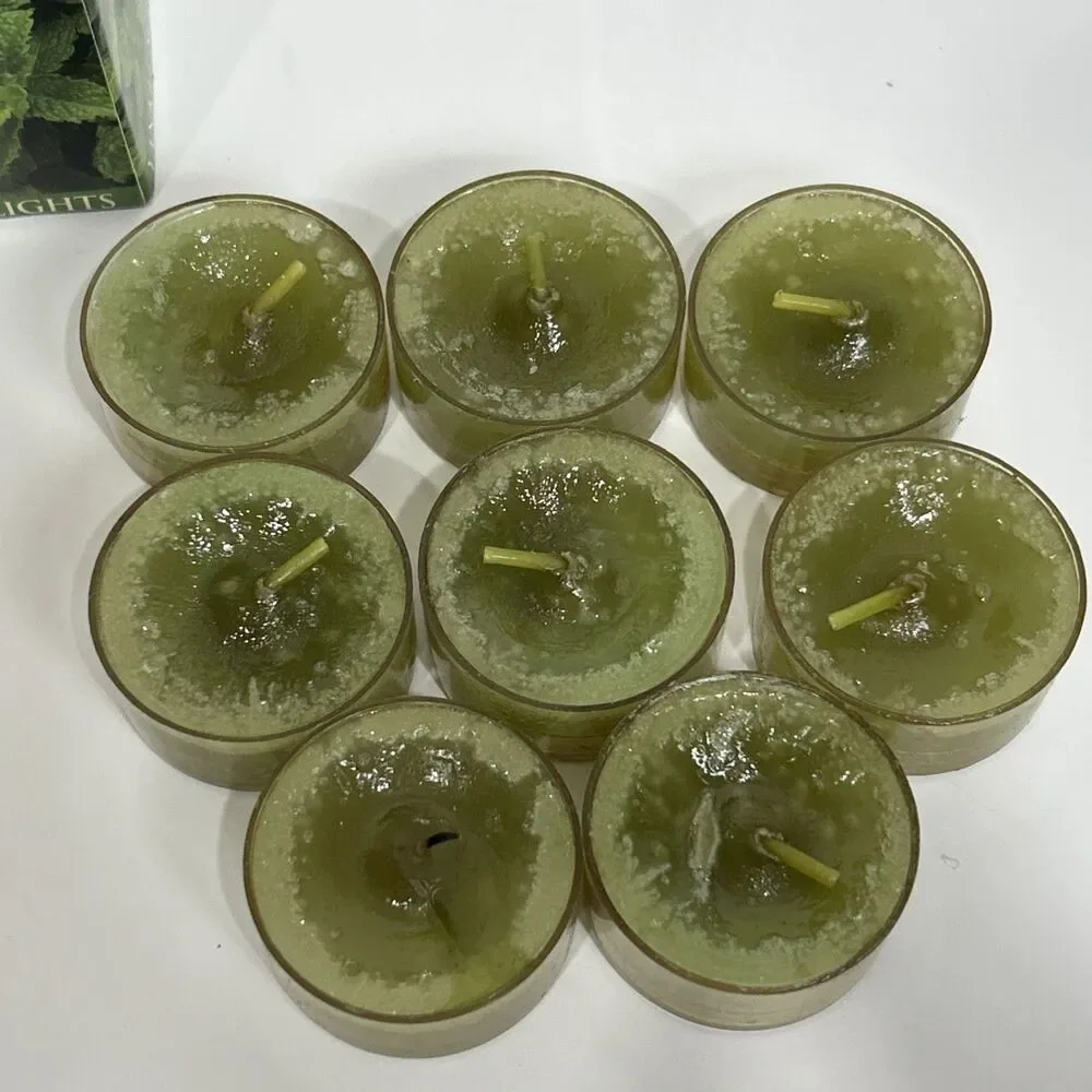 Yankee Candle Tea Lights Lot Cranberry Chutney Fresh Mint French Vanilla